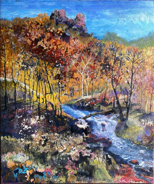Click to view detail for Blue River Heights 36x30 $1900